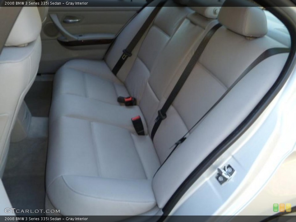 Gray Interior Photo for the 2008 BMW 3 Series 335i Sedan #39543838