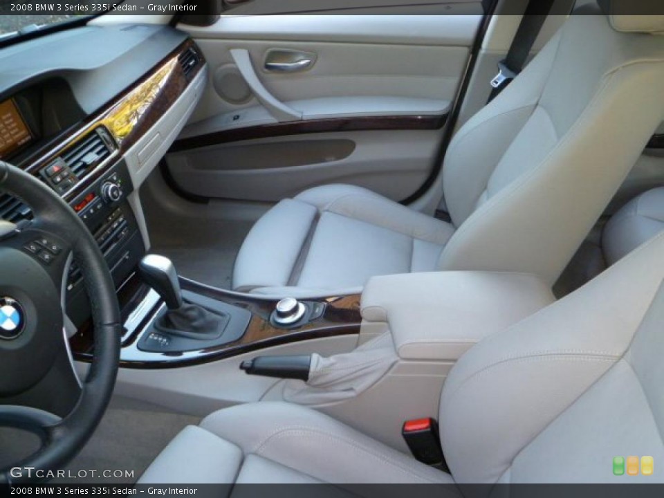 Gray Interior Photo for the 2008 BMW 3 Series 335i Sedan #39544058