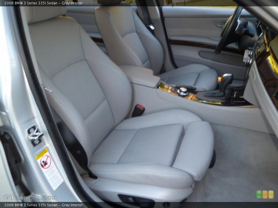 Gray Interior Photo for the 2008 BMW 3 Series 335i Sedan #39544074