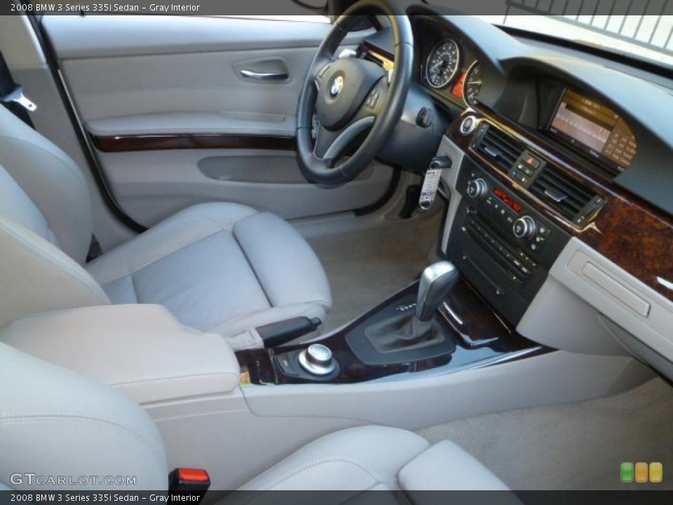 Gray Interior Dashboard for the 2008 BMW 3 Series 335i Sedan #39544086