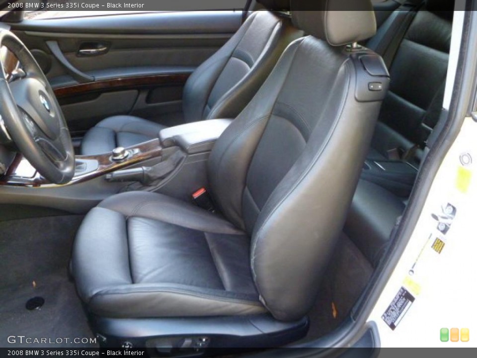 Black Interior Photo for the 2008 BMW 3 Series 335i Coupe #39544302