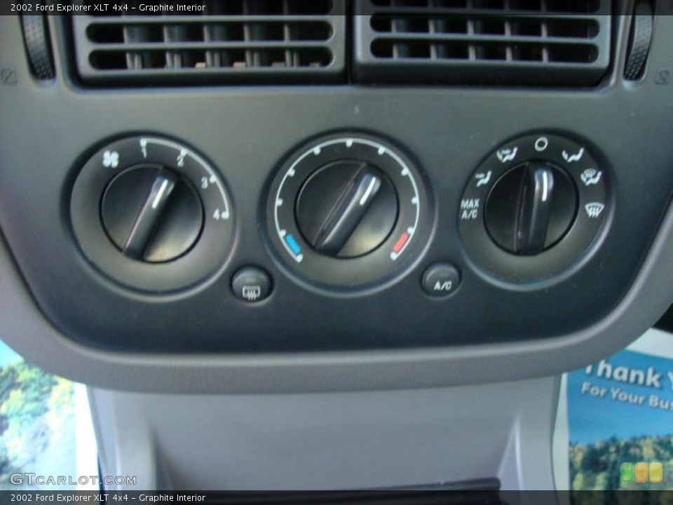 Graphite Interior Controls for the 2002 Ford Explorer XLT 4x4 #39544498