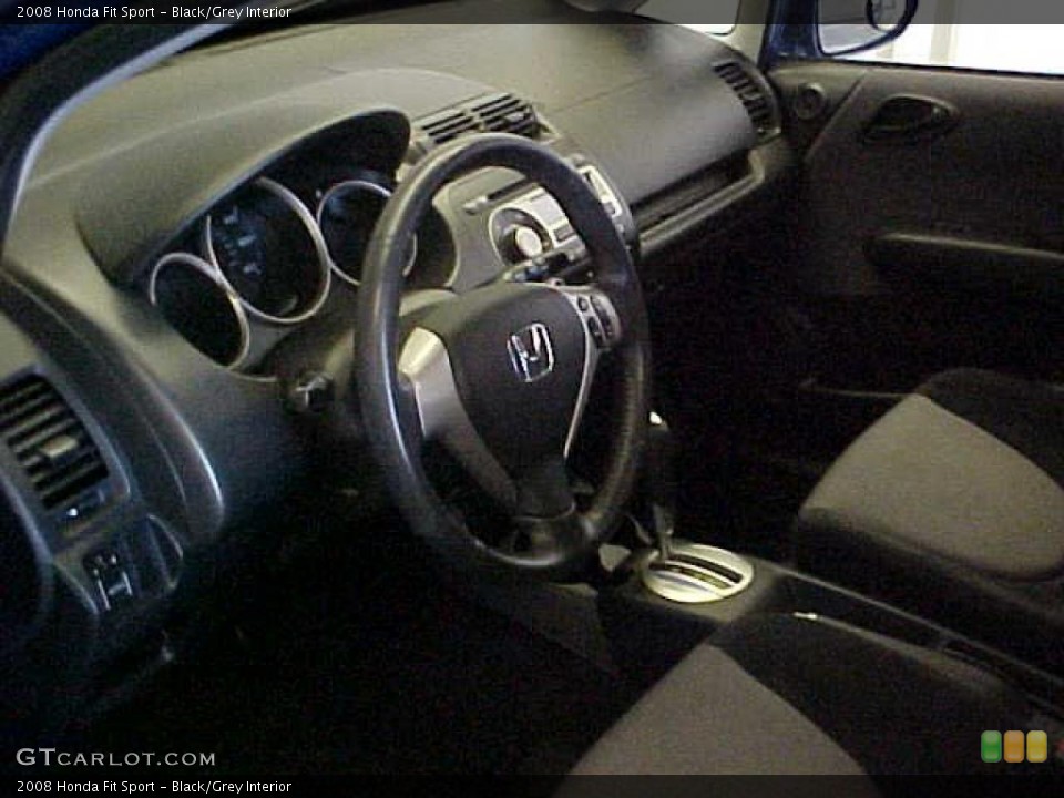 Black/Grey Interior Dashboard for the 2008 Honda Fit Sport #39545790