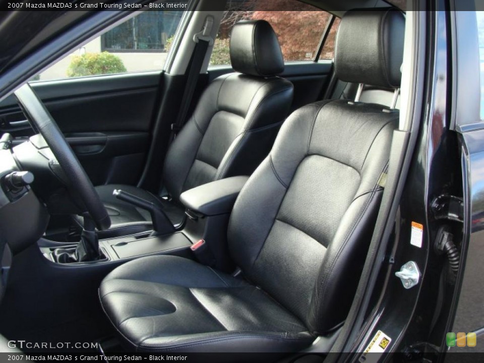 Black Interior Photo for the 2007 Mazda MAZDA3 s Grand Touring Sedan #39546302
