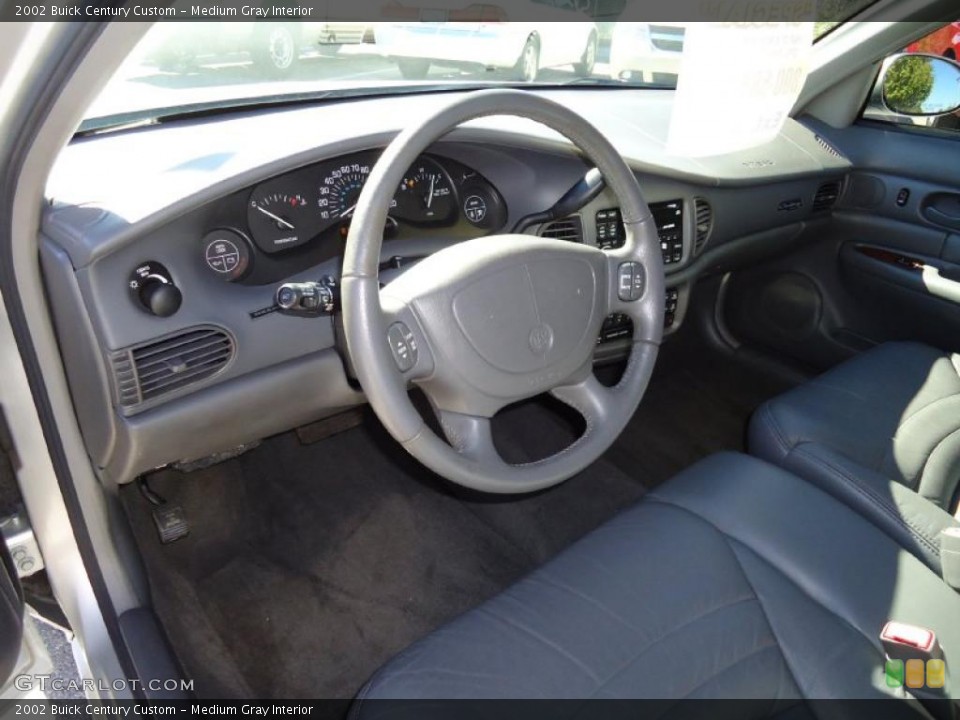 Medium Gray Interior Prime Interior for the 2002 Buick Century Custom #39548342