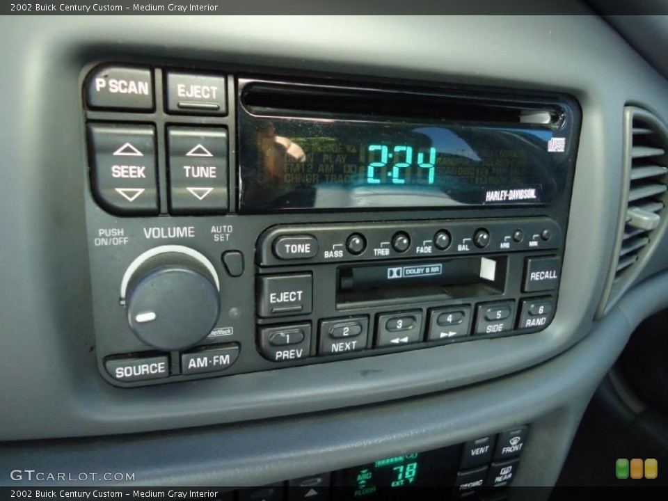 Medium Gray Interior Controls for the 2002 Buick Century Custom #39548826