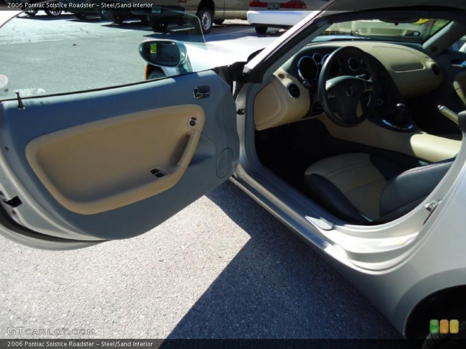 Steel/Sand Interior Door Panel for the 2006 Pontiac Solstice Roadster #39549626