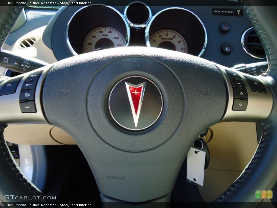 Steel/Sand Interior Steering Wheel for the 2006 Pontiac Solstice Roadster #39550026