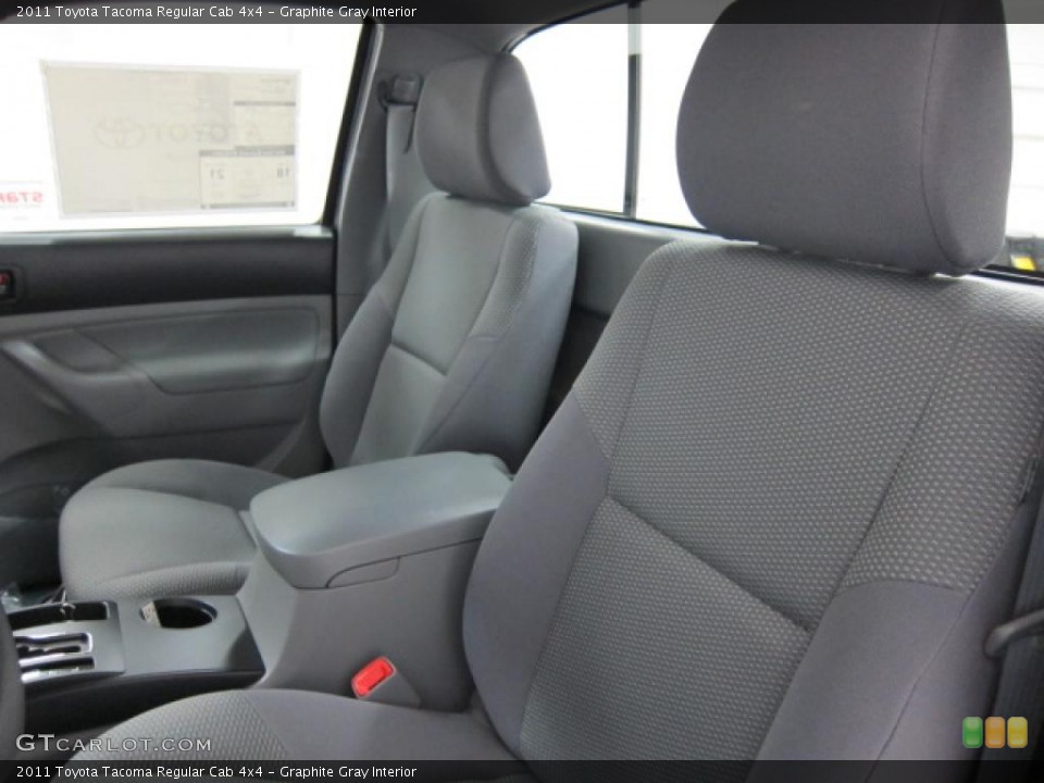 Graphite Gray Interior Photo for the 2011 Toyota Tacoma Regular Cab 4x4 #39553855