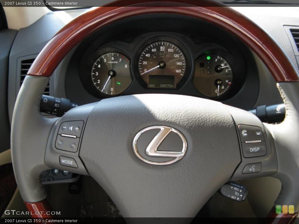 Cashmere Interior Steering Wheel for the 2007 Lexus GS 350 #39562788