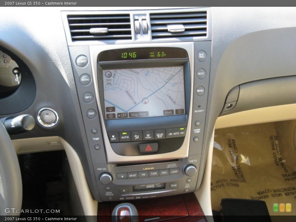 Cashmere Interior Navigation for the 2007 Lexus GS 350 #39562820
