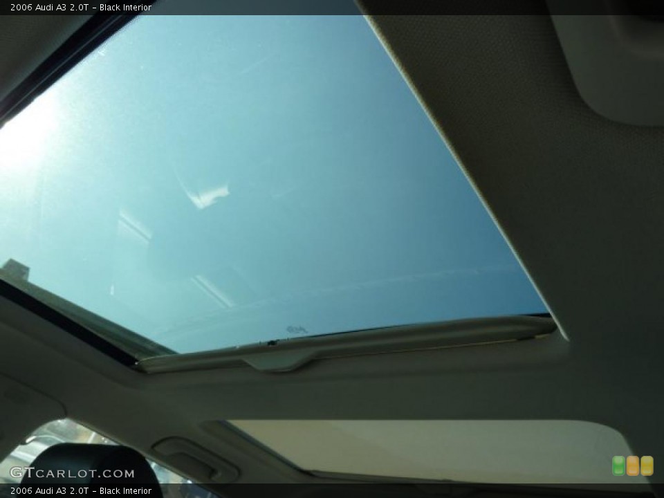Black Interior Sunroof for the 2006 Audi A3 2.0T #39563536