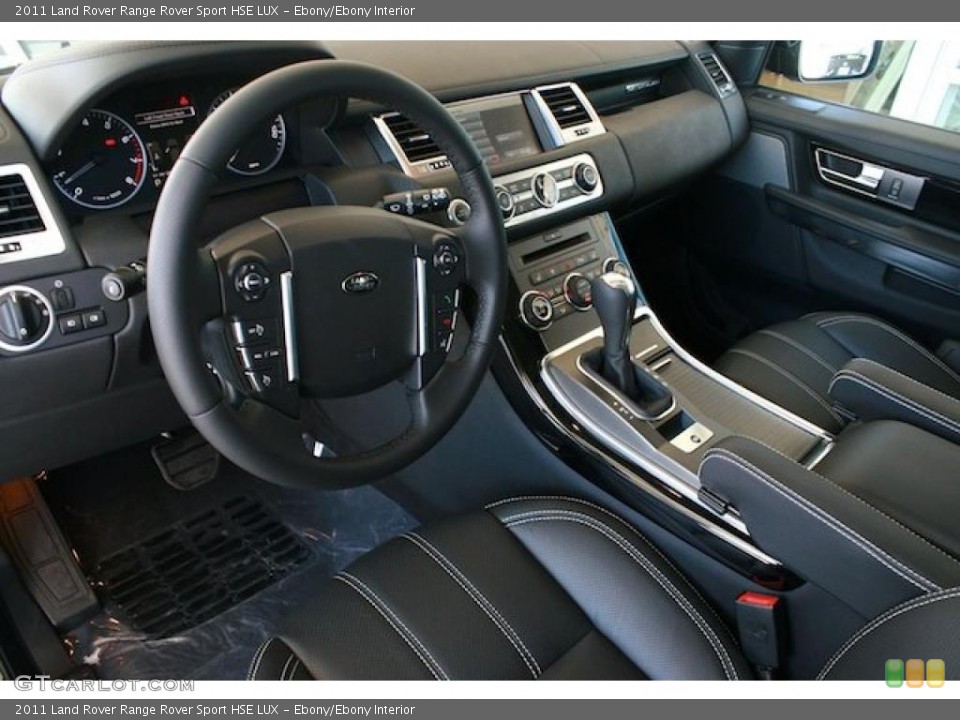 Ebony/Ebony Interior Prime Interior for the 2011 Land Rover Range Rover Sport HSE LUX #39565712