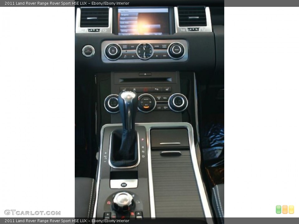 Ebony/Ebony Interior Controls for the 2011 Land Rover Range Rover Sport HSE LUX #39565752