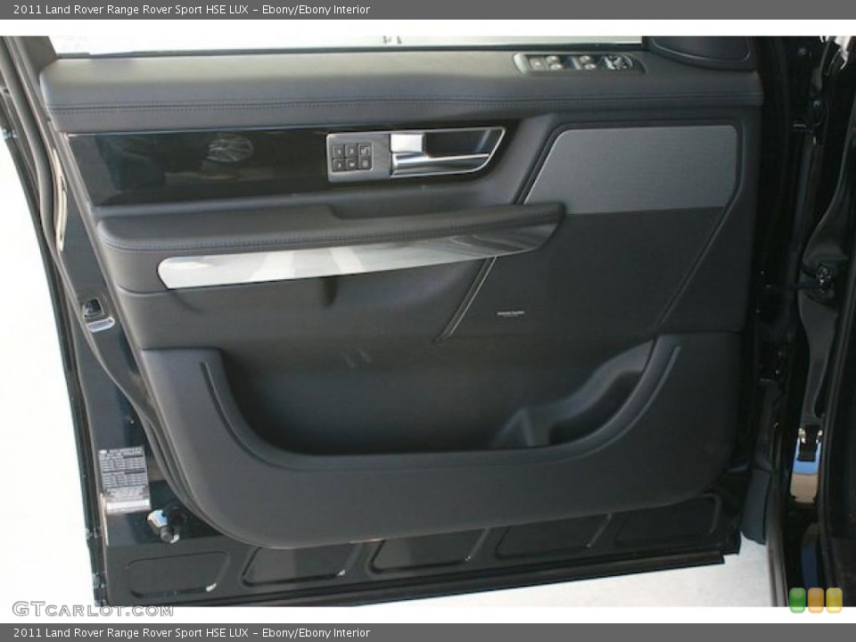 Ebony/Ebony Interior Door Panel for the 2011 Land Rover Range Rover Sport HSE LUX #39565812