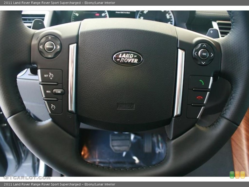 Ebony/Lunar Interior Controls for the 2011 Land Rover Range Rover Sport Supercharged #39566000