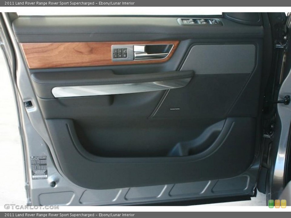 Ebony/Lunar Interior Door Panel for the 2011 Land Rover Range Rover Sport Supercharged #39566252