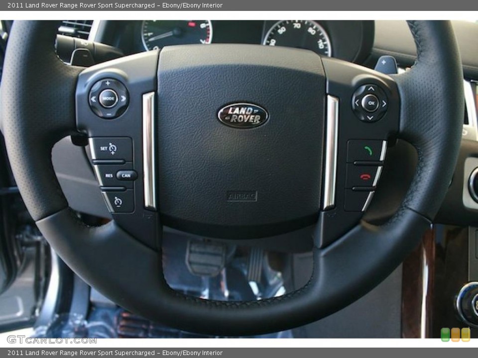 Ebony/Ebony Interior Controls for the 2011 Land Rover Range Rover Sport Supercharged #39566440