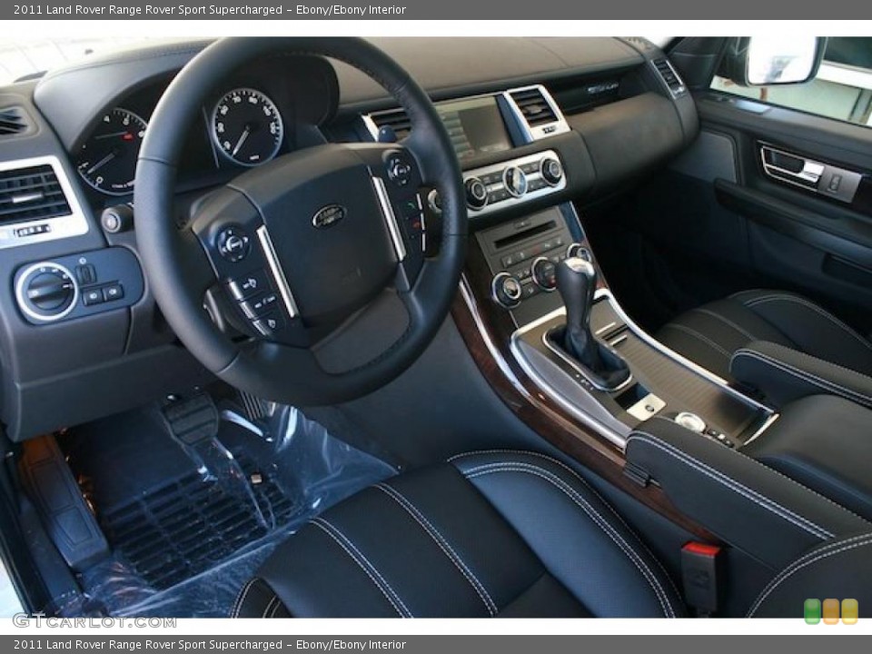 Ebony/Ebony Interior Prime Interior for the 2011 Land Rover Range Rover Sport Supercharged #39566472