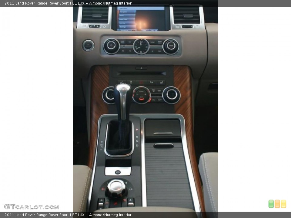 Almond/Nutmeg Interior Controls for the 2011 Land Rover Range Rover Sport HSE LUX #39566814