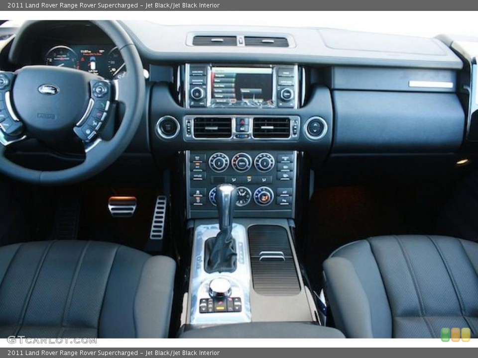 Jet Black/Jet Black Interior Prime Interior for the 2011 Land Rover Range Rover Supercharged #39566966