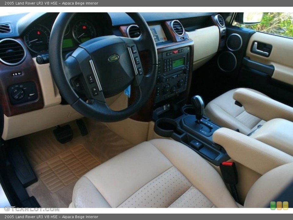 Alpaca Beige 2005 Land Rover LR3 Interiors