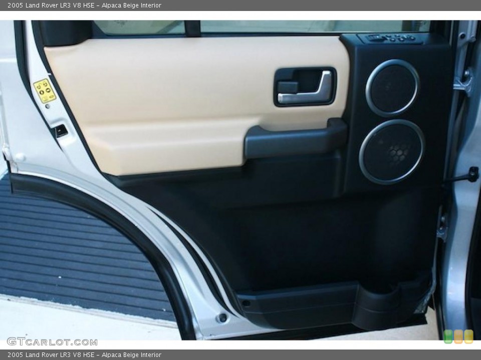 Alpaca Beige Interior Door Panel for the 2005 Land Rover LR3 V8 HSE #39569731