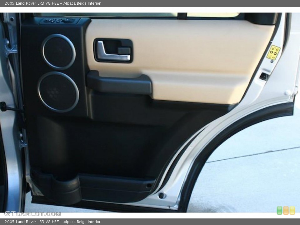 Alpaca Beige Interior Door Panel for the 2005 Land Rover LR3 V8 HSE #39569747