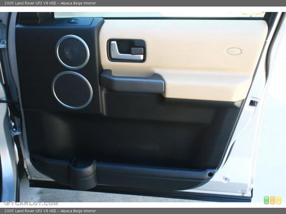 Alpaca Beige Interior Door Panel for the 2005 Land Rover LR3 V8 HSE #39569759