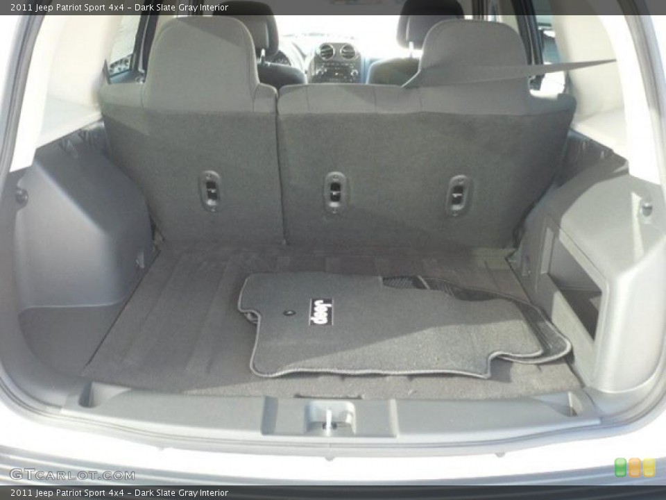 Dark Slate Gray Interior Trunk for the 2011 Jeep Patriot Sport 4x4 #39570171
