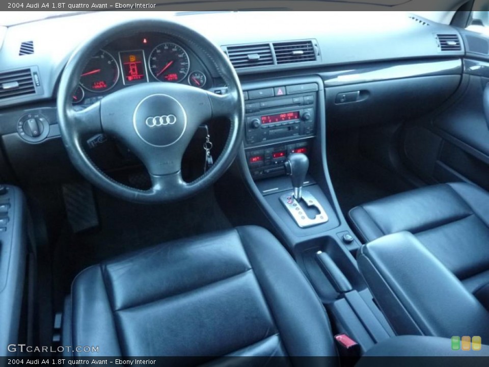 Ebony Interior Prime Interior for the 2004 Audi A4 1.8T quattro Avant #39570583