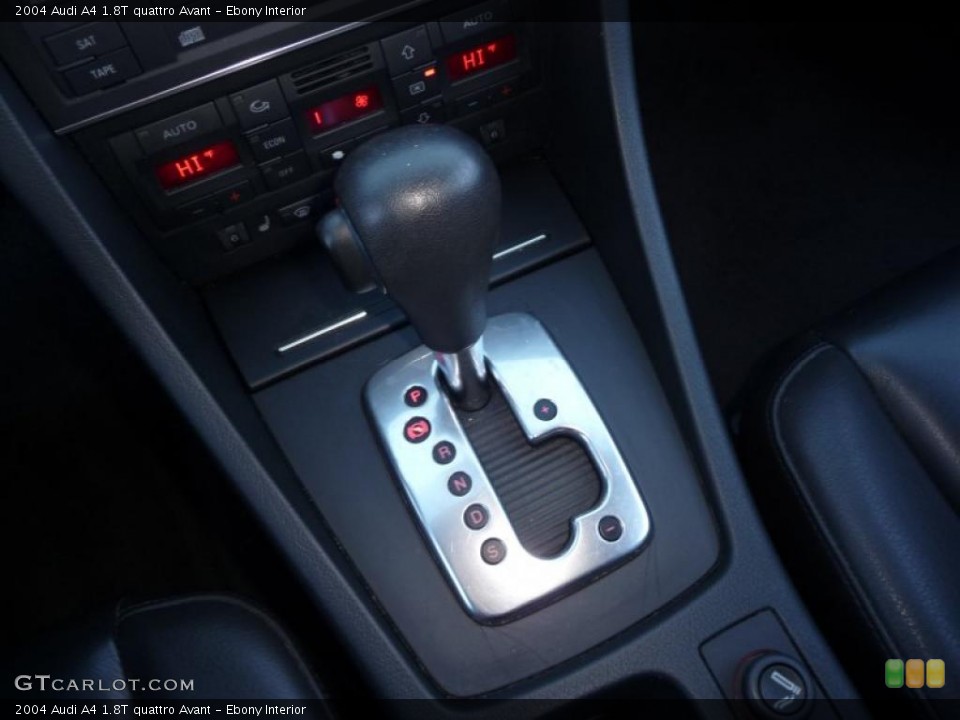 Ebony Interior Transmission for the 2004 Audi A4 1.8T quattro Avant #39570855