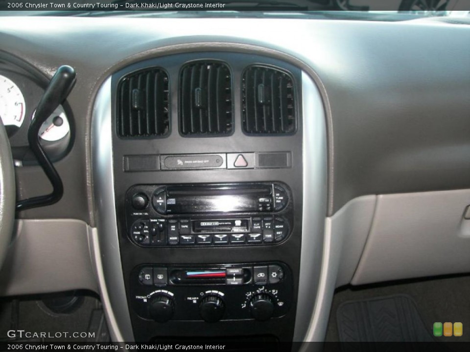 Dark Khaki/Light Graystone Interior Controls for the 2006 Chrysler Town & Country Touring #39580497