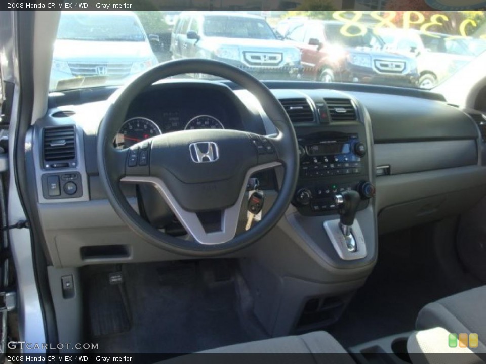 Gray Interior Prime Interior for the 2008 Honda CR-V EX 4WD #39582345