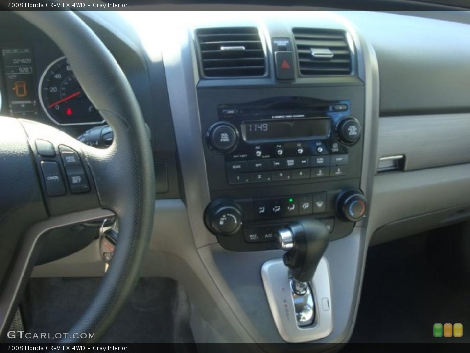 Gray Interior Controls for the 2008 Honda CR-V EX 4WD #39582389
