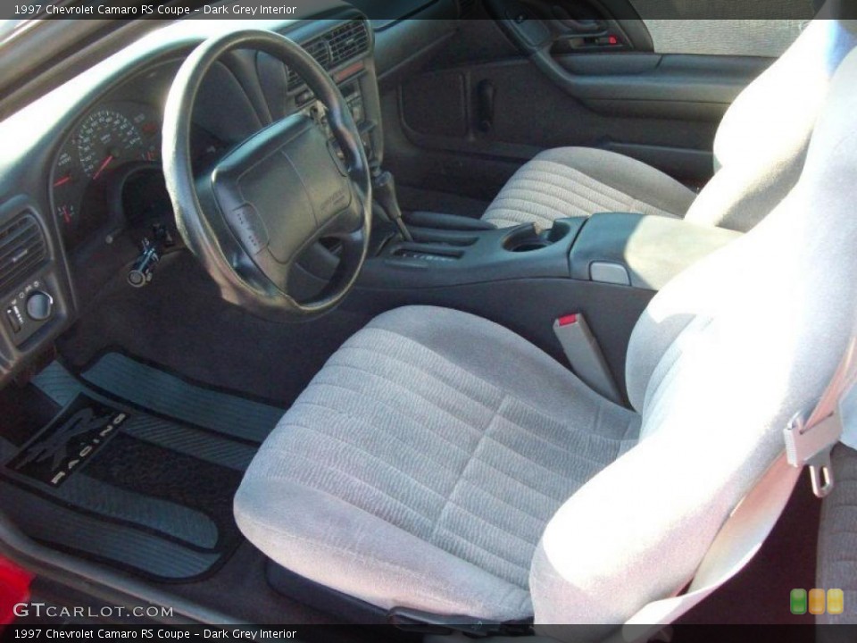 Dark Grey Interior Prime Interior for the 1997 Chevrolet Camaro RS Coupe #39583785