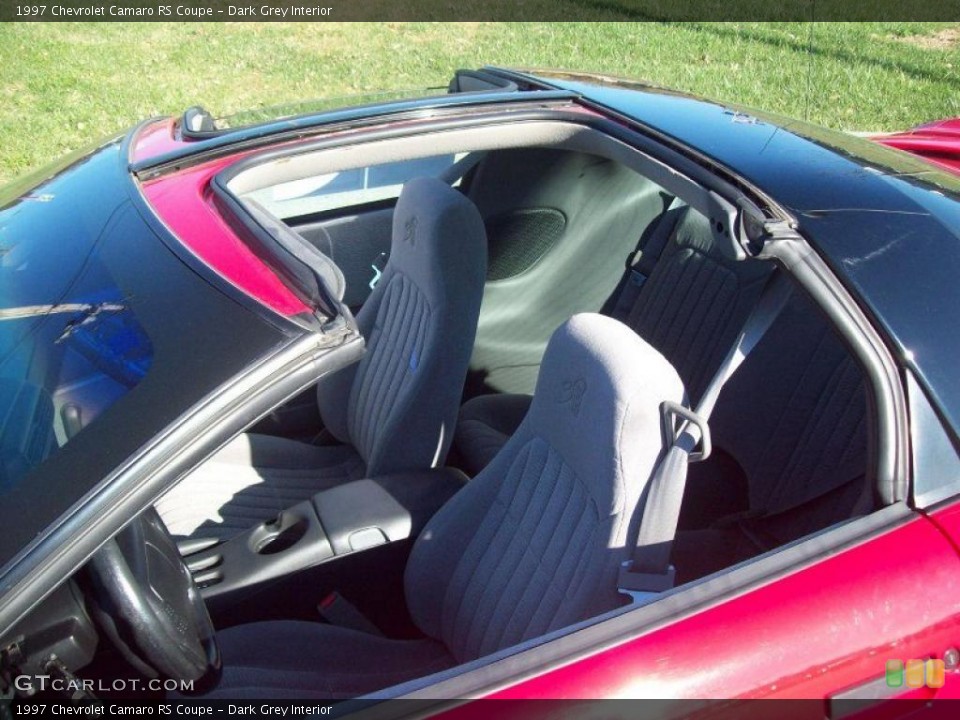 Dark Grey Interior Photo for the 1997 Chevrolet Camaro RS Coupe #39583857