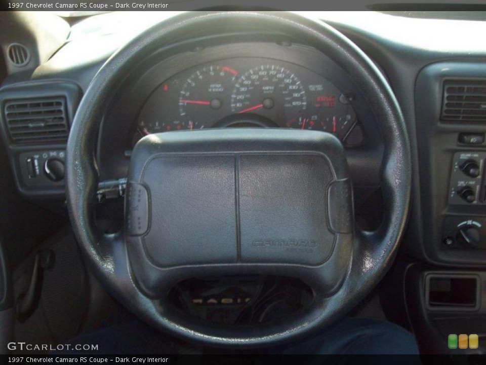 Dark Grey Interior Steering Wheel for the 1997 Chevrolet Camaro RS Coupe #39583873