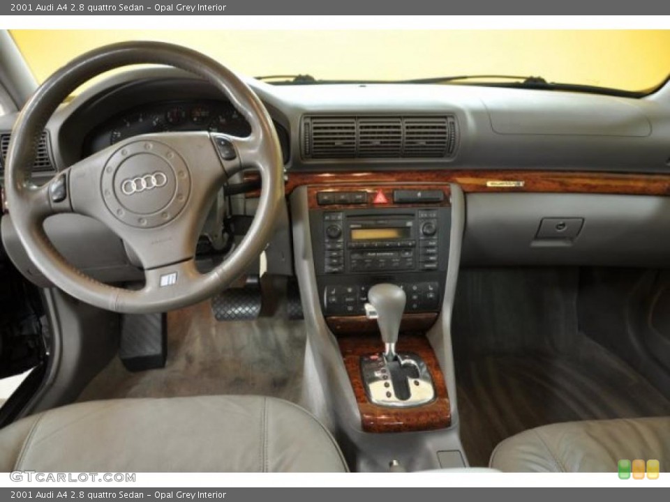 Opal Grey Interior Dashboard for the 2001 Audi A4 2.8 quattro Sedan  #39584513 | GTCarLot.com