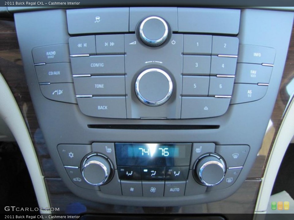 Cashmere Interior Controls for the 2011 Buick Regal CXL #39585021