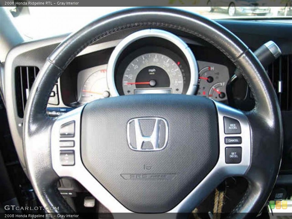 Gray Interior Steering Wheel for the 2008 Honda Ridgeline RTL #39587521