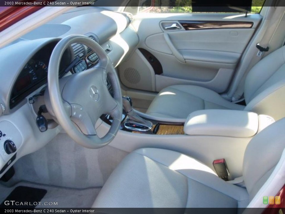 Oyster Interior Photo for the 2003 Mercedes-Benz C 240 Sedan #39588661