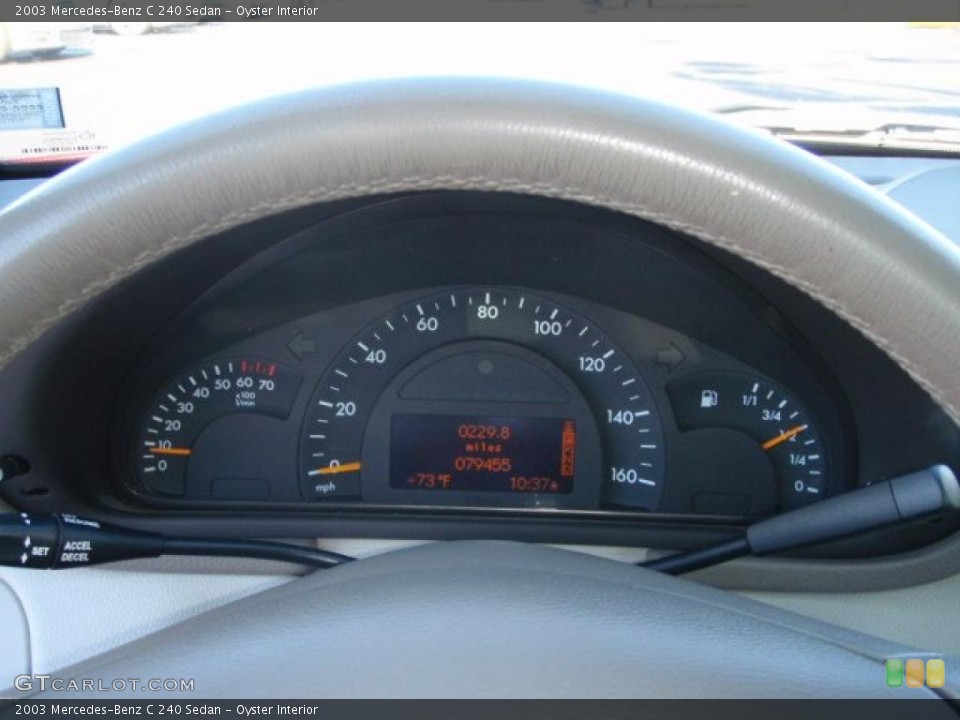 Oyster Interior Gauges for the 2003 Mercedes-Benz C 240 Sedan #39588741