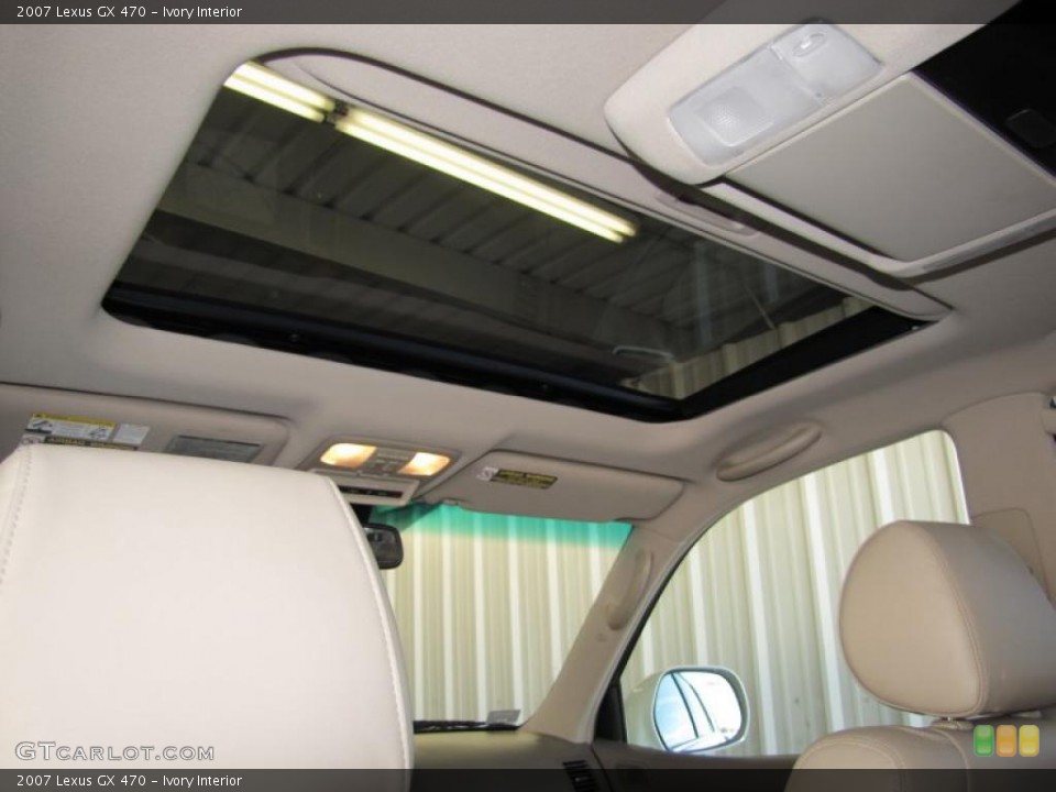 Ivory Interior Sunroof for the 2007 Lexus GX 470 #39589409