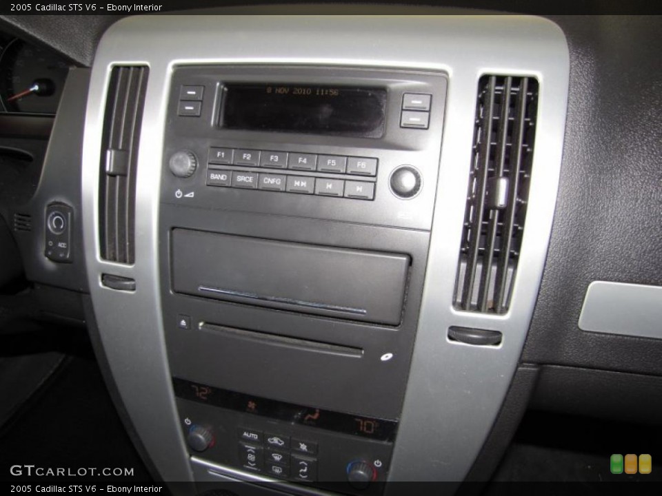 Ebony Interior Controls for the 2005 Cadillac STS V6 #39589993