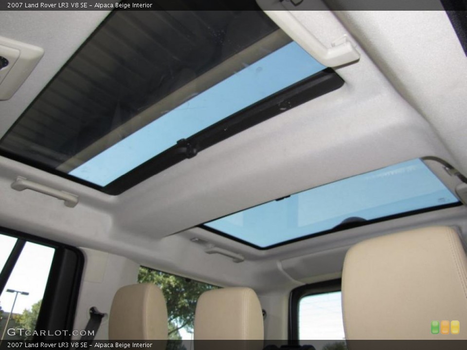 Alpaca Beige Interior Sunroof for the 2007 Land Rover LR3 V8 SE #39591041