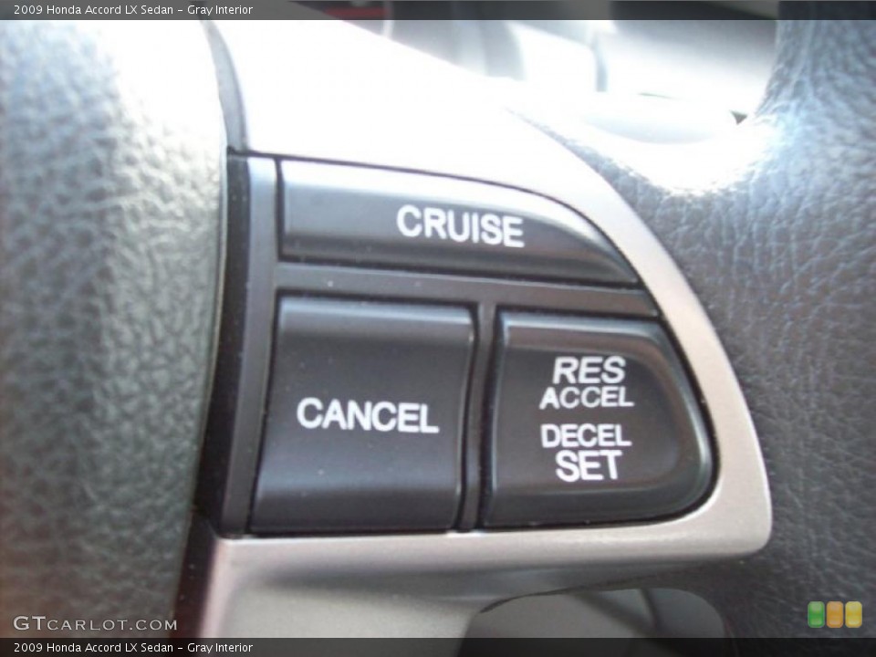 Gray Interior Controls for the 2009 Honda Accord LX Sedan #39591877