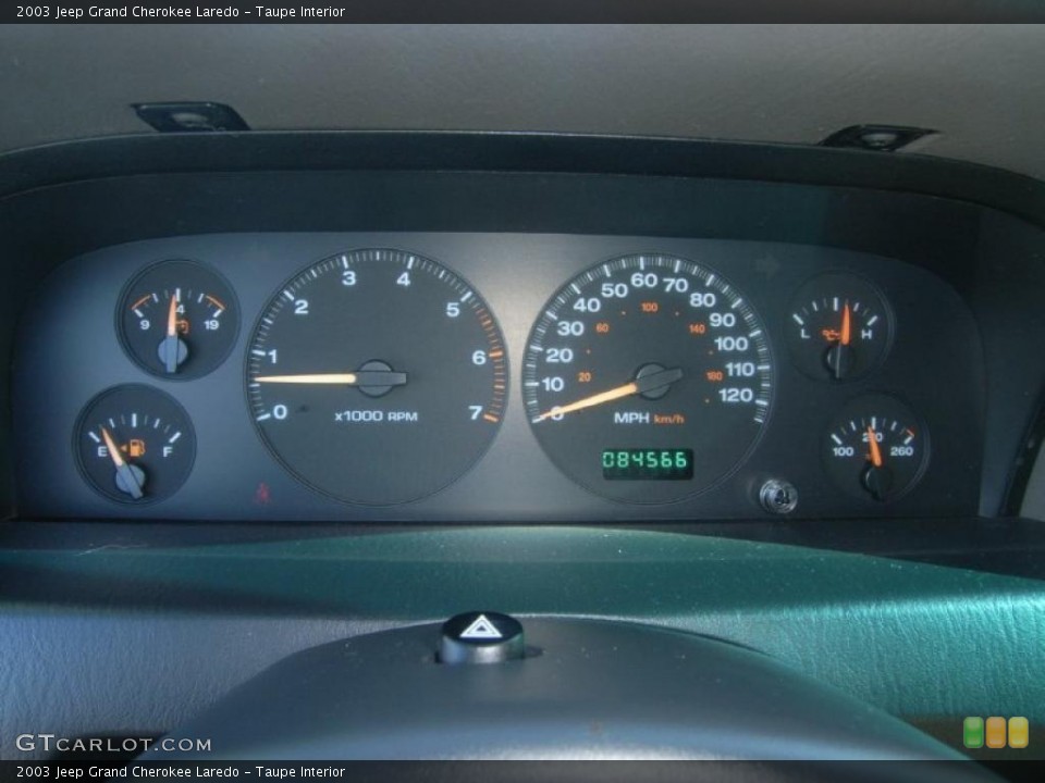 Taupe Interior Gauges for the 2003 Jeep Grand Cherokee Laredo #39592906