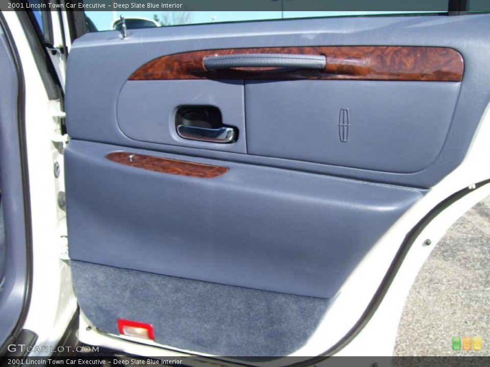 Deep Slate Blue Interior Door Panel for the 2001 Lincoln Town Car Executive #39594067