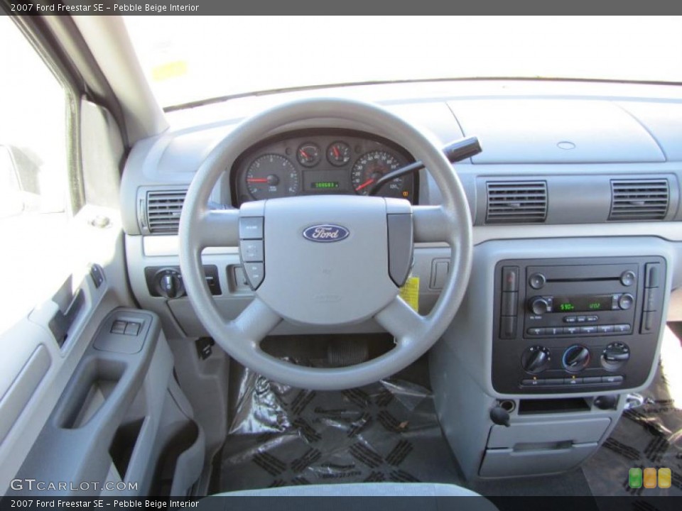 Pebble Beige Interior Dashboard for the 2007 Ford Freestar SE #39594275